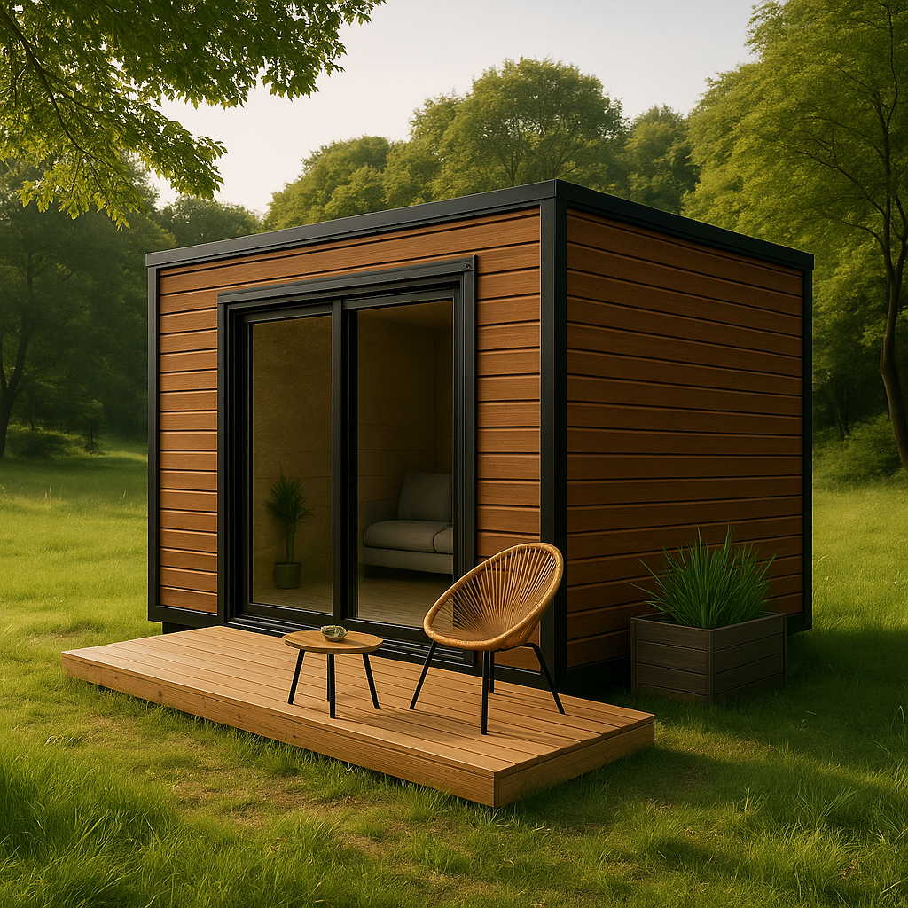 Una Casa Modular en el Bosque